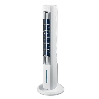 Arctic Air Tower Plus White Evaporative Cooler with LED Night Light