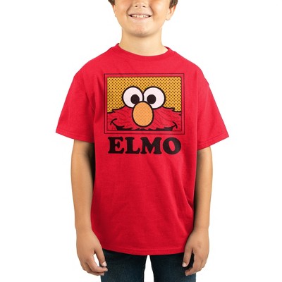 tempo Analytisch personeel Youth Boys Elmo Shirt Kids Clothing Sesame Street Apparel : Target