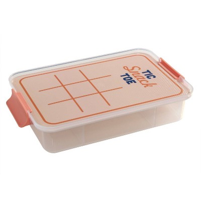 Farberware Snacklebox Tic Snack Toe Coral