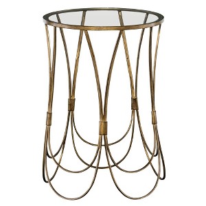 Uttermost Kalindra Gold Accent Table - 1 of 4