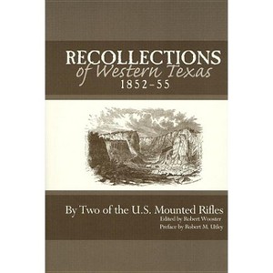 Recollections of Western Texas, 1852-55 - by  Robert Wooster (Paperback) - 1 of 1