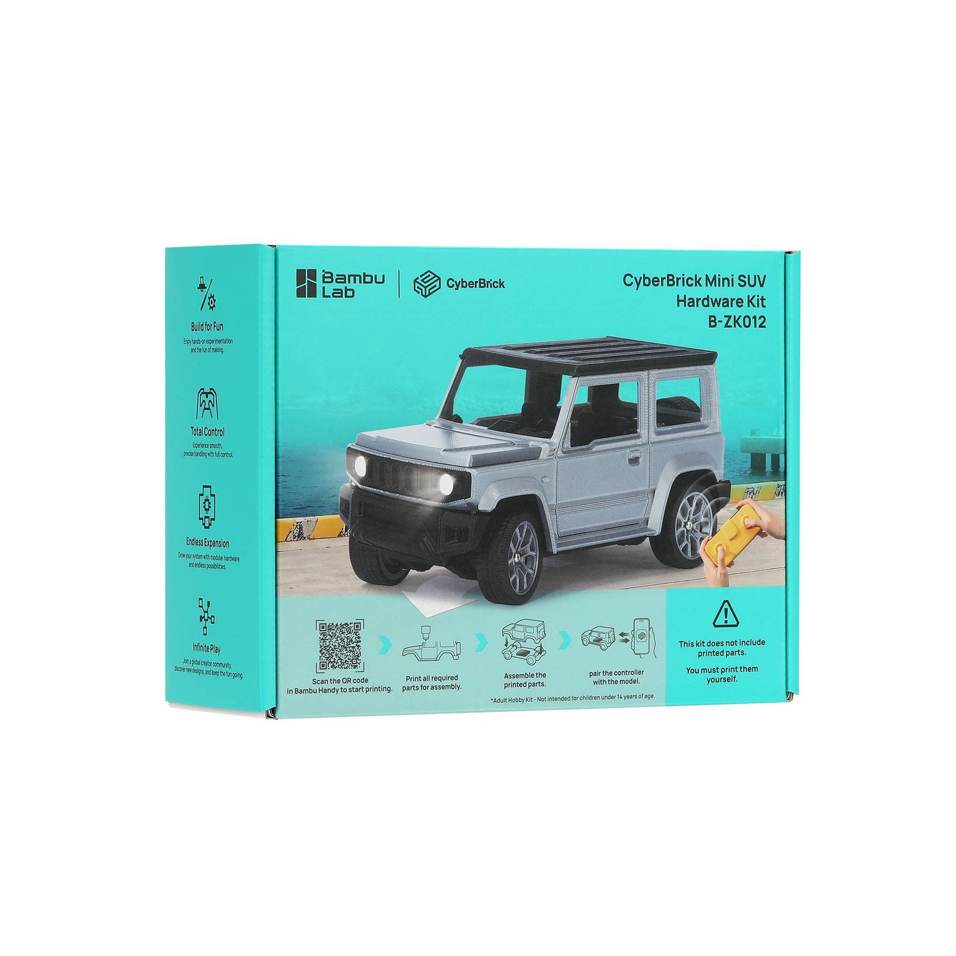 Bambu Lab CyberBrick Mini SUV Hardware Kit - ZK012