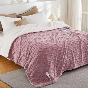 Heated Blanket, Soft Washable Electric Blanket, Heating Blanket for Bedding, With 10 Heat Settings, Sofa and Bed - 1 of 4