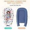 Boersma Baby Crib Bumper with Pure Cotton Sleeve & High-Grade Memory Foam Core, Detachable, Easy to Clean, Portable and Safe for Infant Use - 3 of 4