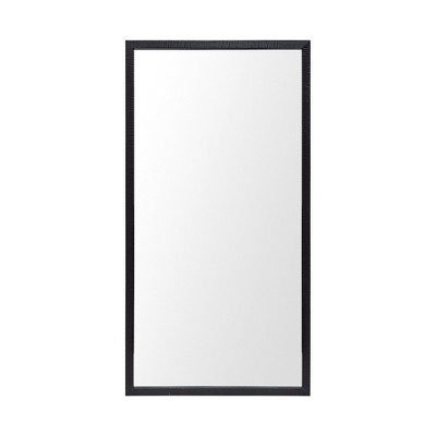 HomeRoots 42" Black Framed Bathroom Vanity Mirror