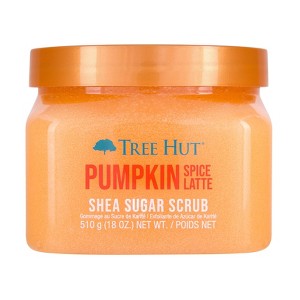 Tree Hut Pumpkin Spice Latte Shea Sugar, Clove, Vanilla & Cinnamon Body Scrub - 18oz - 1 of 4