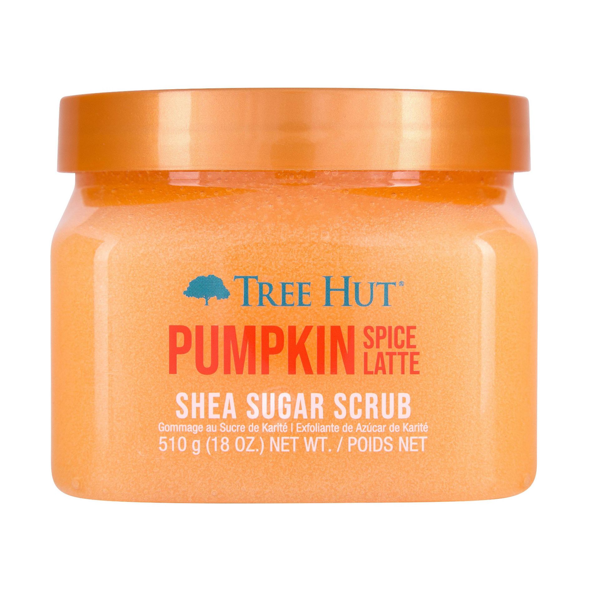 Tree Hut Pumpkin Spice Latte Shea Sugar, Clove, Vanilla & Cinnamon Body Scrub - 18oz