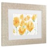 Trademark Fine Art Sheila Golden Yellow Poppy Dream 5 Matted Framed Art - 3 of 4