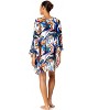 Women's Riviera Floral Flounce V Neck Tunic Swimsuit Cover Up - 4 of 4