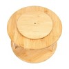 LunaLulinlk Kitchen Organizer Bamboo Turntable 2-Tier Spice Rack, 10.04 DIA x 6.89 in - 3 of 4