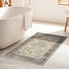 coucheta Washable Area Rug, Multi-size Vintage Floral Foldable Soft Low-Pile Non-Slip Stain Resistant Carpet, for Living Room, Bedroom, Dining Room - 4 of 4