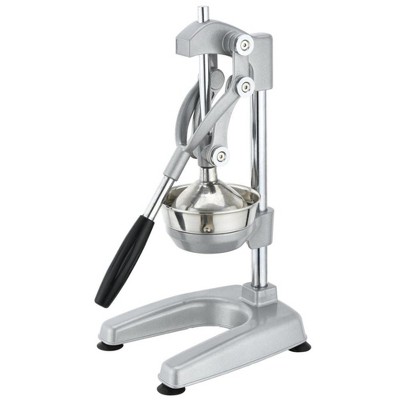 Courant Everlasting Citrus Juicer, Heavy-Duty Manual Press with 5-Inch Stainless Steel Bowl, Ergonomic Grip,  Easy-to-Clean, Gray