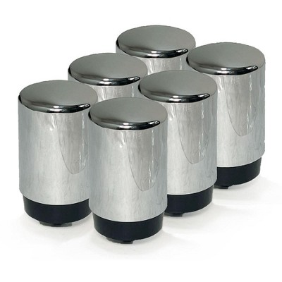 Nispira Water Filter Replacement For Brita Basic Complete Faucet Filtration Systems 36311 36312 FR-200 FF-100 Polished Chrome Silver, Pack of 6