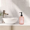 Unique Bargains Convenient Vertical Stripes Soap Dispenser 13.53oz 1 Pc - 2 of 4