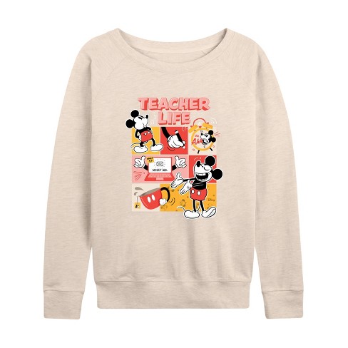 Women's - Disney - Teacher Life Lightweight French Terry Slouchy - image 1 of 4