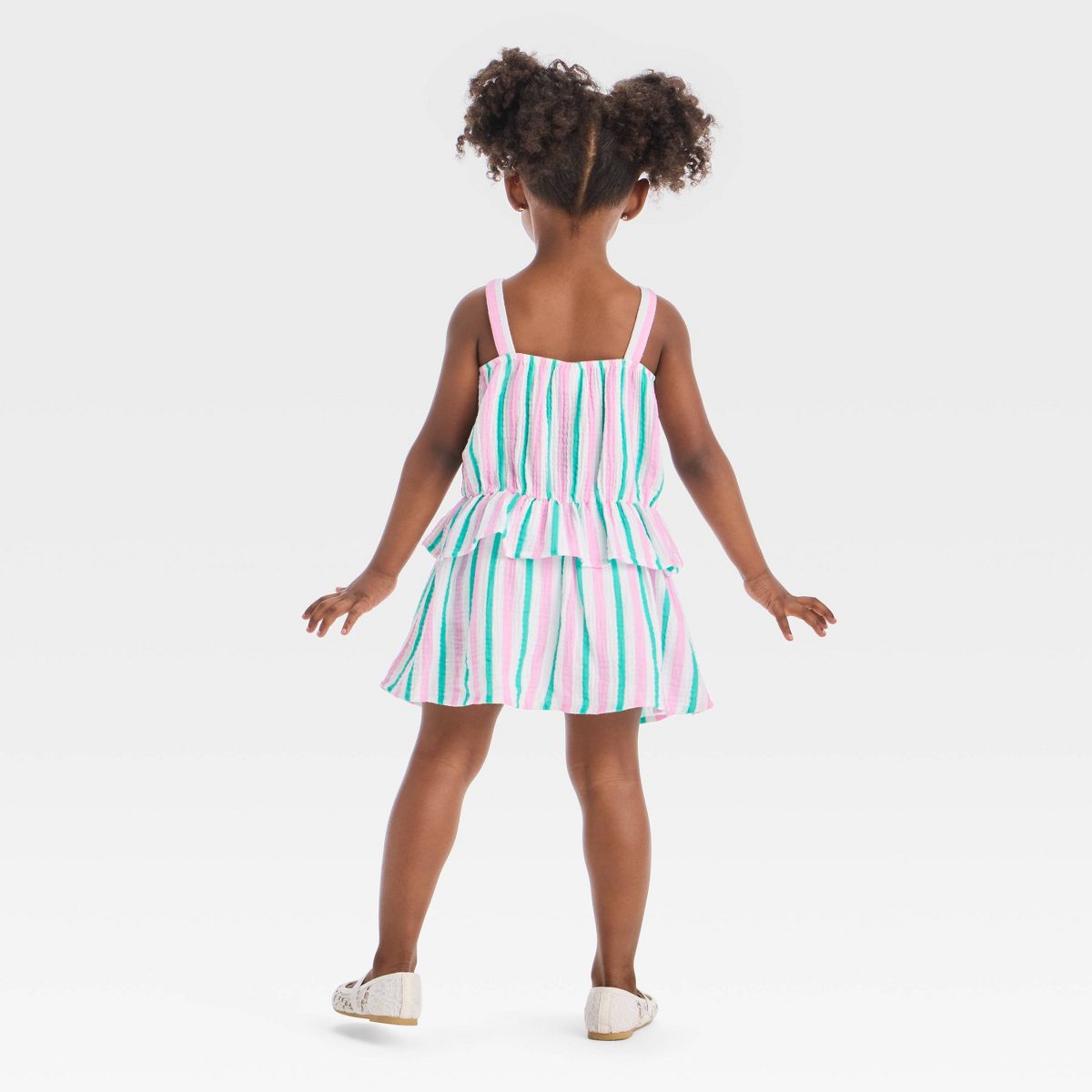 Toddler Girls' 2pc Disney Minnie Mouse Sporty Tank Top and Skort Set - Ivory - thumbnail 2