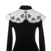 Elerevyo Women Blouse Embroidery Neck Ruff Detachable False Dickey Collar 1 Pc - 3 of 4