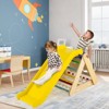 Safstar 4 in 1 Wooden Climbing Triangle Set  Triangle Climber w/Ramp Multi-color - 3 of 4