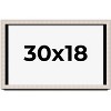 PosterPalooza | Minimalist Shadow Box Silver Picture Frame - UV Acrylic, Backing Board, Hanging Hardware - 2 of 4