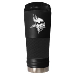 NFL Minnesota Vikings The Stealth Draft 24oz Powder Coated Laser Etched Vacuum Insulated Tumbler - 1 of 3