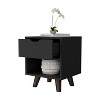 Gulches Classic 2-Drawer Nightstand English Dovetail Construction, 3/4 Extension Drawers, Metal Center Glides, Timeless Design - 4 of 4