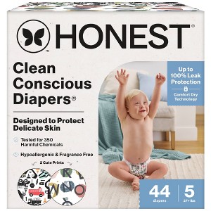 The Honest Company Clean Conscious Disposable Diapers - (Select Size and Pattern) - 1 of 4