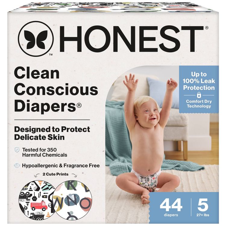 The Honest Company Clean Conscious Disposable Diapers - (Select Size and Pattern), 1 of 8