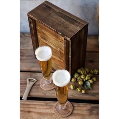 Picnic Time Pilsner Craft Beverage Set with 2 Glasses