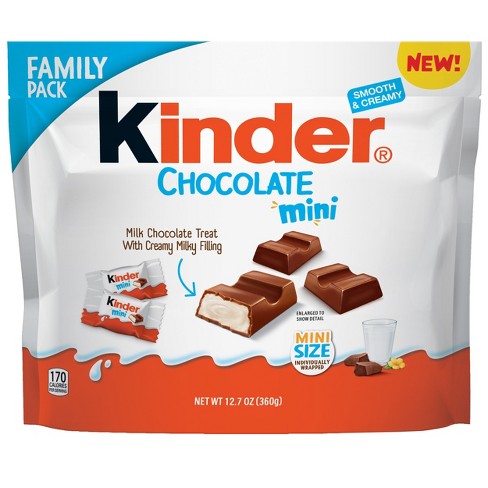 Kinder Chocolate Mini Candy - 60ct : Target