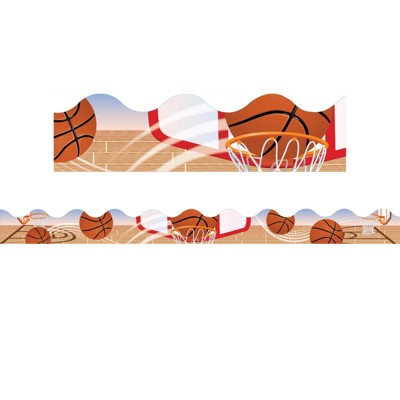 Eureka Basketball Deco Trim, 37 Feet (Pack of 6)