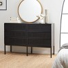 Zadie 6 Drawer Rattan Dresser - DRS5003 - Safavieh - 2 of 4