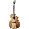 Breedlove Oregon 12-String All Solid Myrtlewood Special-Edition Dreadnought Concerto Acoustic-Electric Guitar Natural - 3 of 4