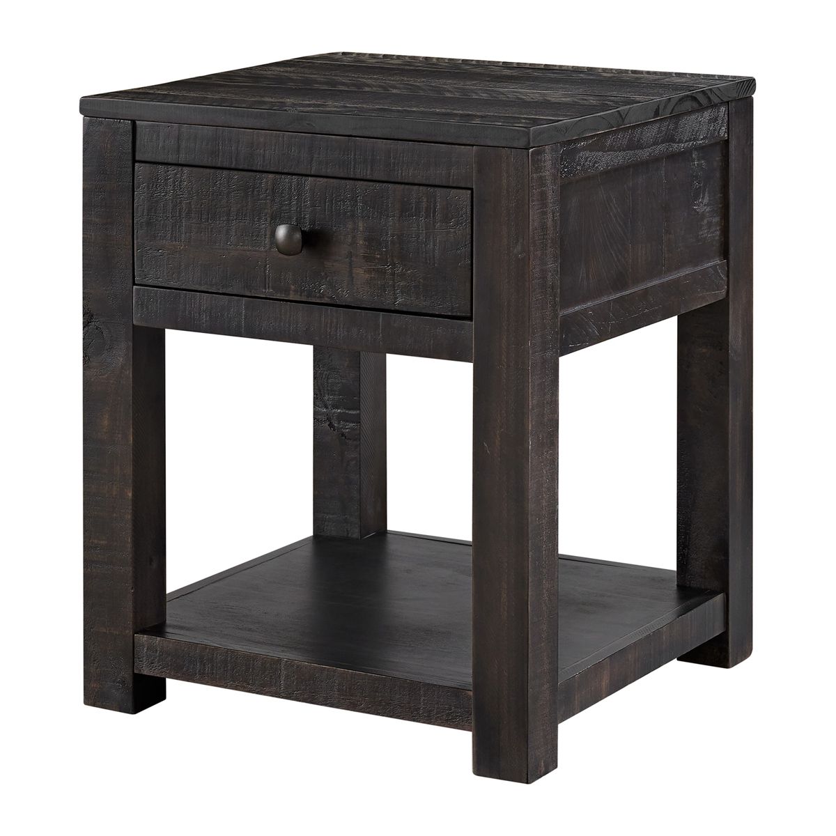 Alaterre Furniture 20-Inch End Table with Storage - thumbnail 5