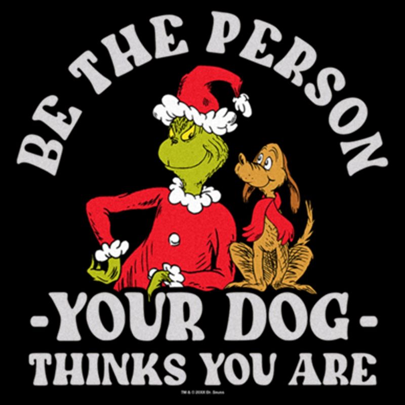 Women's Dr. Seuss The Grinch Christmas Be the Person T-Shirt, 2 of 5