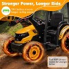 AMERLIFE 24V Kids Ride-On Tractor with Trailer & Front Loader, 3-in-1 Electric Construction Vehicle with Dual Motors, LED Lights & Terrain Wheels - 3 of 4