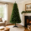ACEPANO 72 in. H Artificial Christmas Tree with 582 Tips & 4-Leg Plastic Stand For Holiday Indoor Home Decoration-Green - 4 of 4