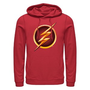 Men's The Flash Series Logo Pull Over Hoodie - 1 of 4
