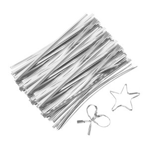 Unique Bargains Reusable Plastic Coated Metallic Durable Twist Ties 800 Pcs - 1 of 4