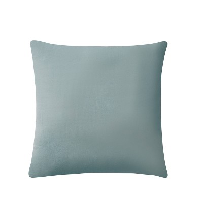 Dublin 18"x18" Blue Cotton Cable Knit Square Throw Pillow