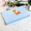 Slickblue Embroidered Coral Fleece Throw Blanket for Kids - Soft & Cozy, 29.5" x 39.4", Multiple Design & Color Options - 2 of 3
