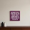 Slickblue Funny Aging Quote Wall Sign – “Turn Down Stereo to See” – Rustic 7x7 Wood Decor, Color Options - 2 of 3