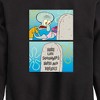Boys' - SpongeBob SquarePants - Squidward Hopes And Dreams Graphic Long Sleeve Fleece Sweatshirt - 2 of 4