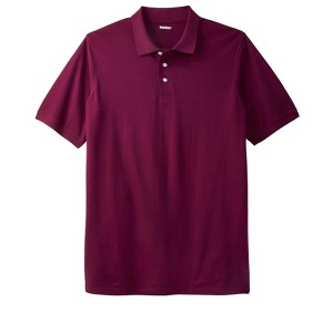 KingSize Longer-Length Shrink-Less Piqué Polo Shirt - 1 of 4