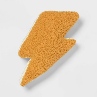 Lightening Bolt Boucle Kids&#39; Decorative Pillow - Pillowfort&#8482;_3