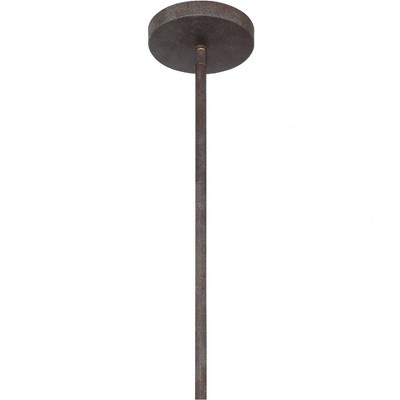 Jasmine 14" Forged Bronze Crystal Pendant Light