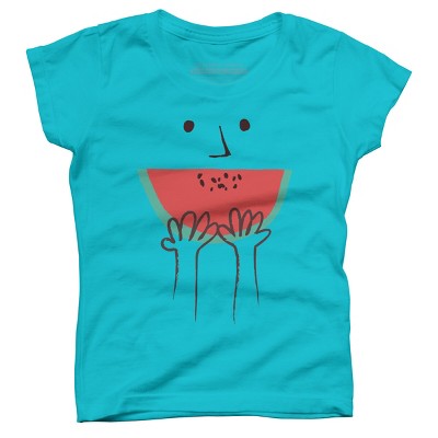 Girl's Design By Humans Summer smile By radiomode T-Shirt