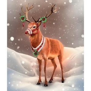 LEMONSODA Christmas Life Size Cardboard Cut Stand up (Reindeer) - 1 of 1