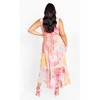 Women's Plus Size Aliya Print Maxi Dress - sunset rose | CITY CHIC - image 3 of 4