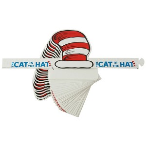 Eureka® Dr. Seuss™ Cat's Hat Wearable Cut Out Hats, 32 Per Pack - 1 of 4