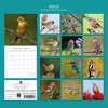 2026 Square Wall Calendar, Birdsong Family, 16-Month Organizer Theme with 180 Reminder Stickers (12x12 In) - 4 of 4
